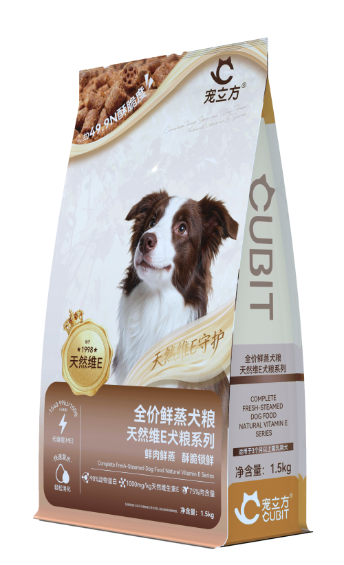 宠立方天然维E全价鲜蒸犬粮